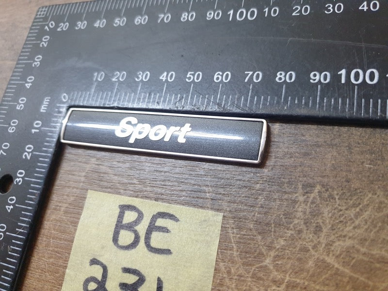 Original Used BMW Front Fender 'Sport' Badge
