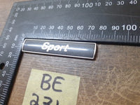 Original Used BMW Front Fender 'Sport' Badge