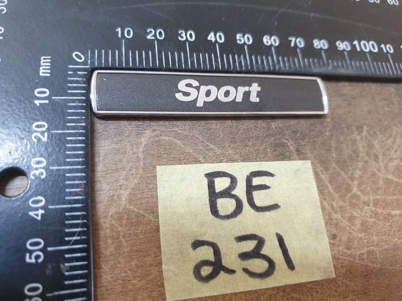 Original Used BMW Front Fender 'Sport' Badge