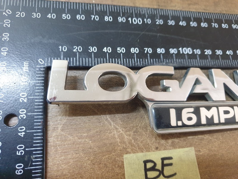 Original Used Renault Logan Expression Boot Lid 'LOGAN 1.6 MPI' Badge