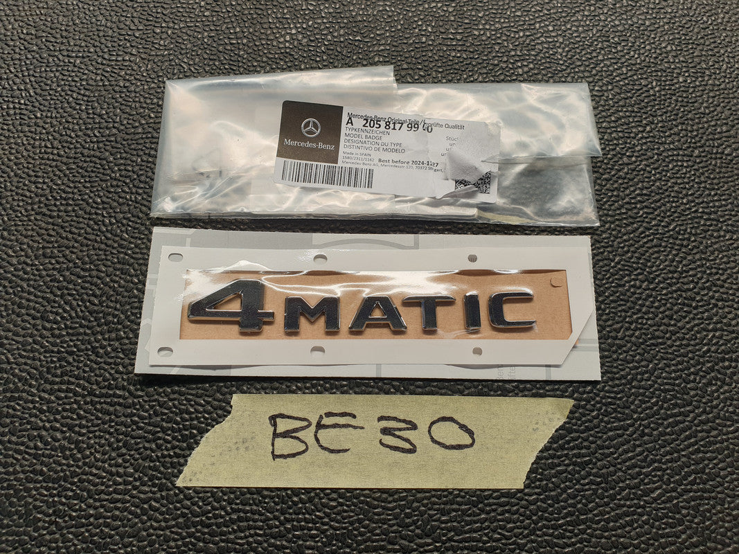 Mercedes-Benz CLS "4MATIC" Badge