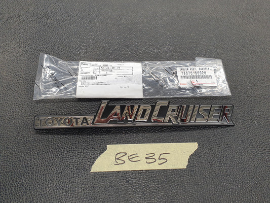 Toyota Land Cruiser "TOYOTA LAND CRUISER" Badge