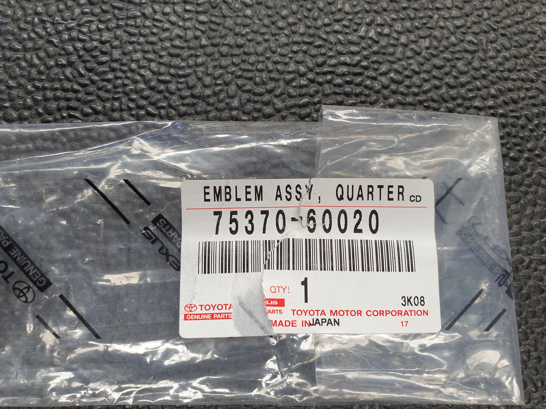 Toyota Land Cruiser "TOYOTA LAND CRUISER" Badge