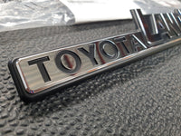 Toyota Land Cruiser "TOYOTA LAND CRUISER" Badge