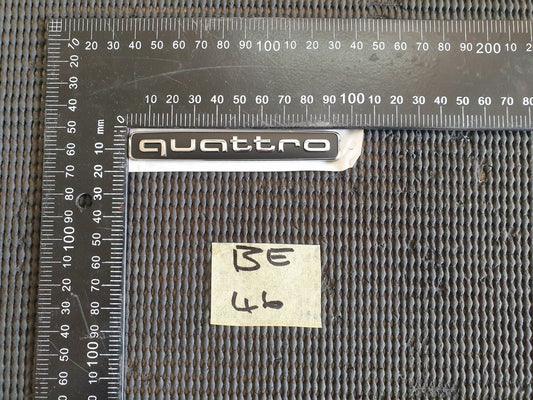 Audi Q3 S-Line "quattro" - Boot Lid Badge