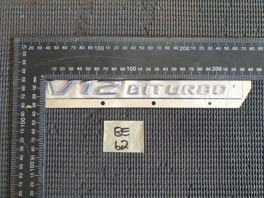 Mercedes-Benz S-Class W222 "V12 BITURBO" - Fender Badge