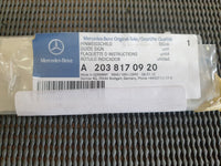 Mercedes-Benz E-Class E200-E63 2007 "CLASSIC" Left Front Fender Badge