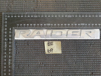 Toyota Hilux "RAIDER" - Tailgate Badge