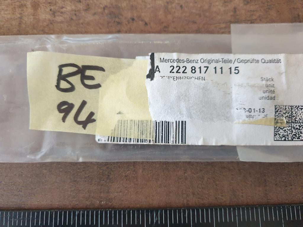 Mercedes-Benz S-Class W222 "BLUETEC" - Boot Lid Badge