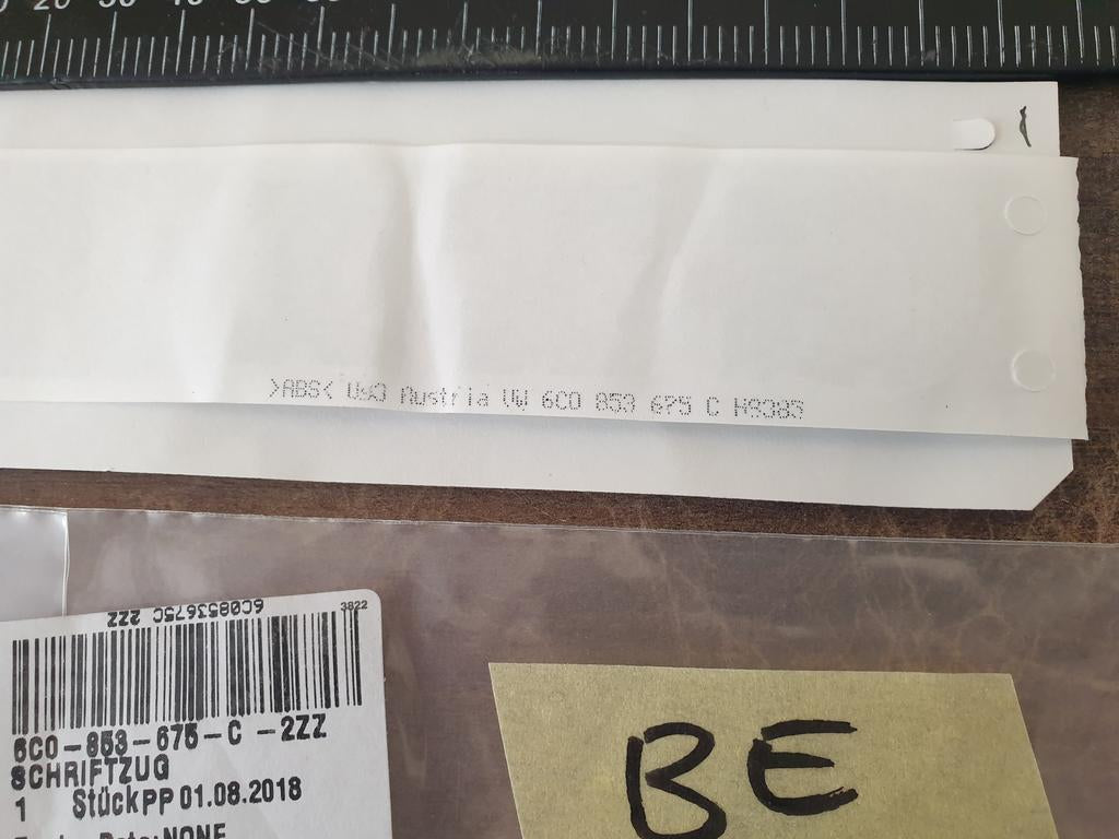 Volkswagen Polo GTI "GTI" - Boot Lid Badge