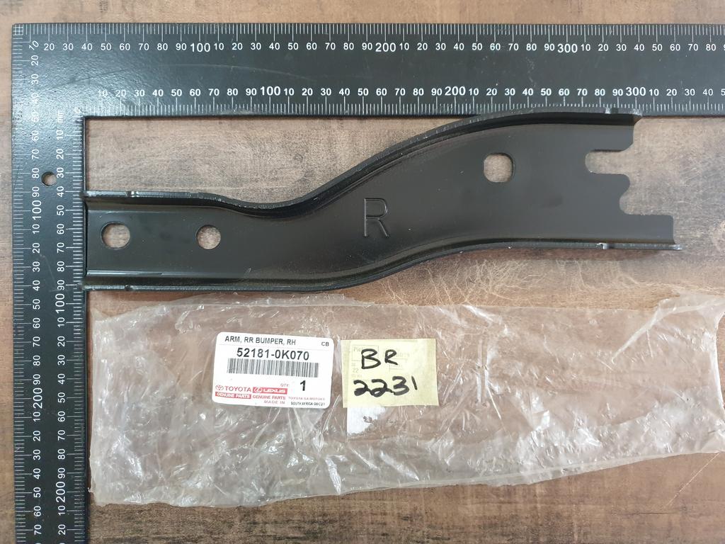 Original New Toyota Hilux Right Rear Bumper Bracket