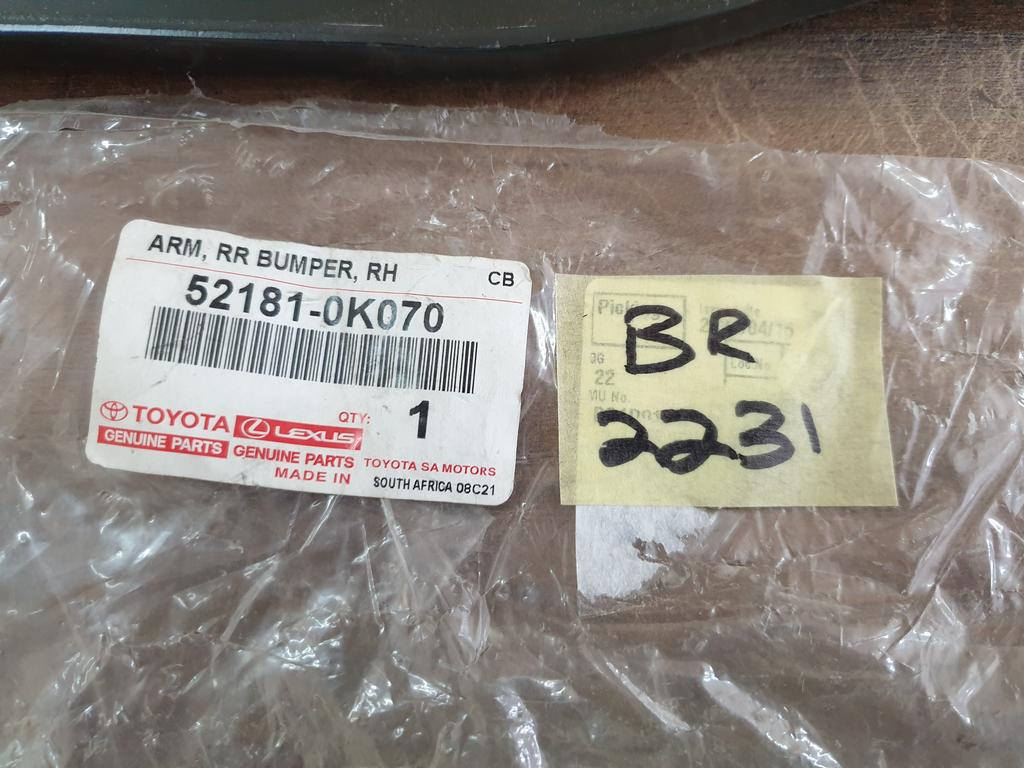 Original New Toyota Hilux Right Rear Bumper Bracket