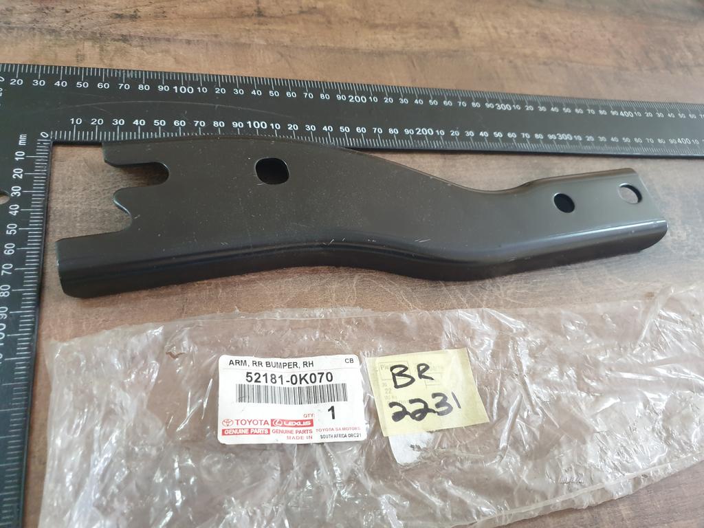 Original New Toyota Hilux Right Rear Bumper Bracket