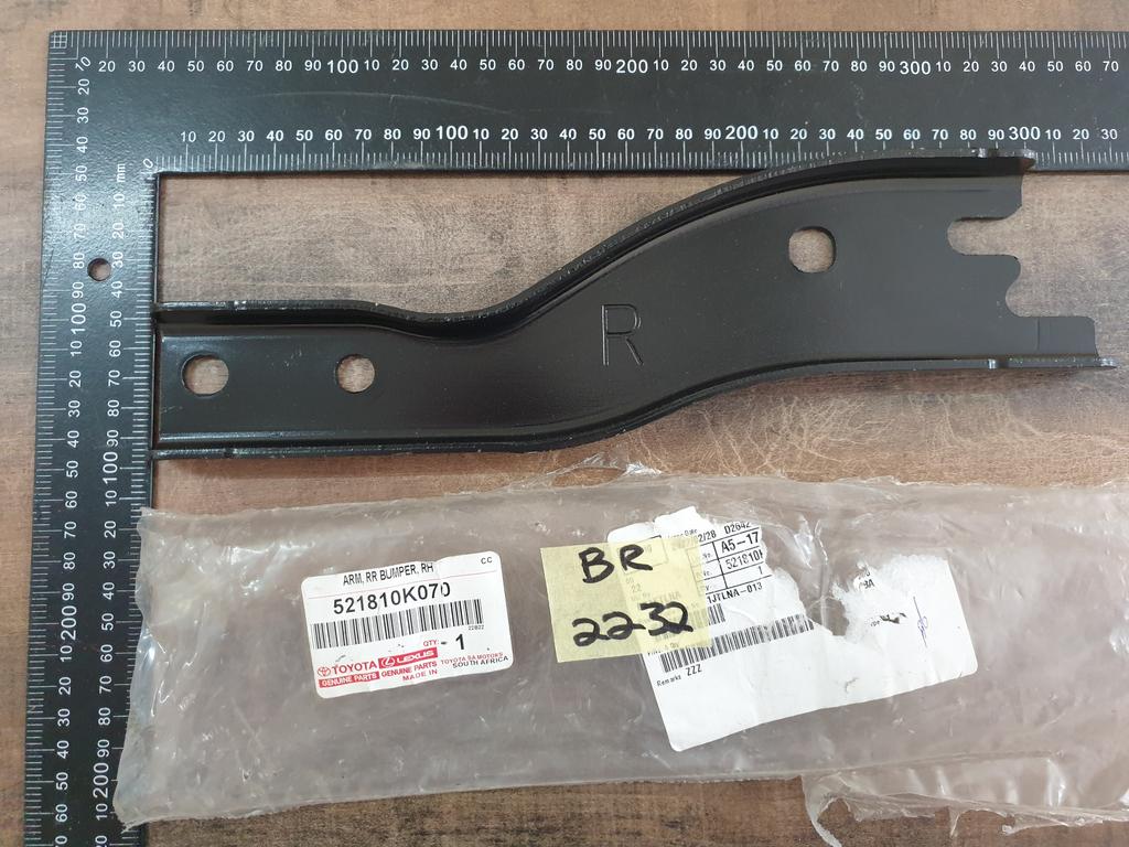 Original New Toyota Hilux Right Rear Bumper Bracket