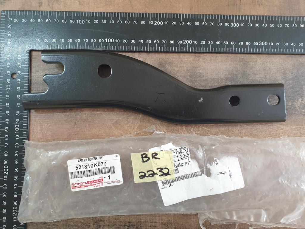 Original New Toyota Hilux Right Rear Bumper Bracket
