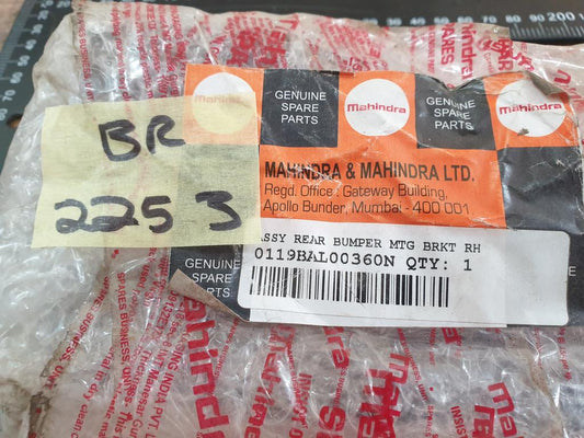Original New Mahindra Scorpio-N Right Rear Bumper Bracket