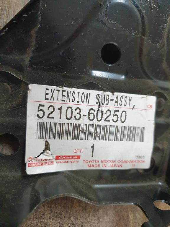 Original New Toyota Land Cruiser Prado Left Front Sub-Assembly Bumper Bracket