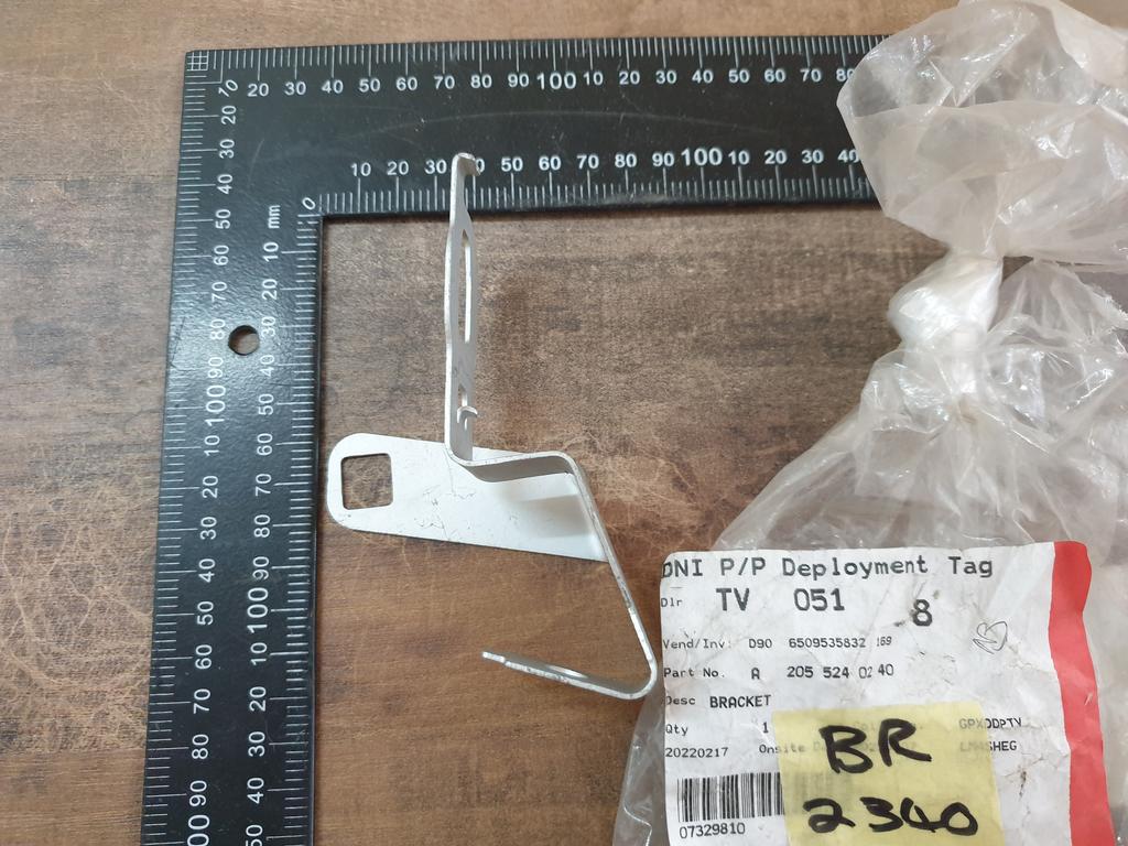 Original New Mercedes-Benz C-Class W205 Right Front Skid Plate Bracket