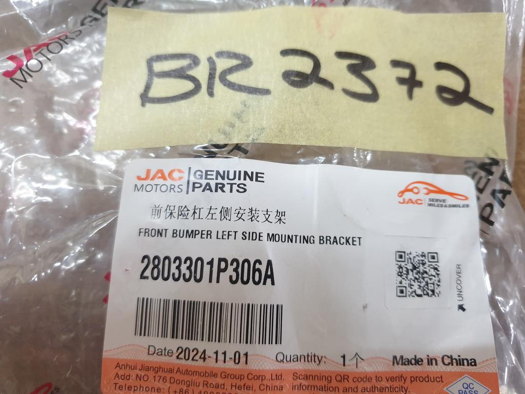 Original New JAC T8 2.0CDI LUX P Left Front Bumper Bracket