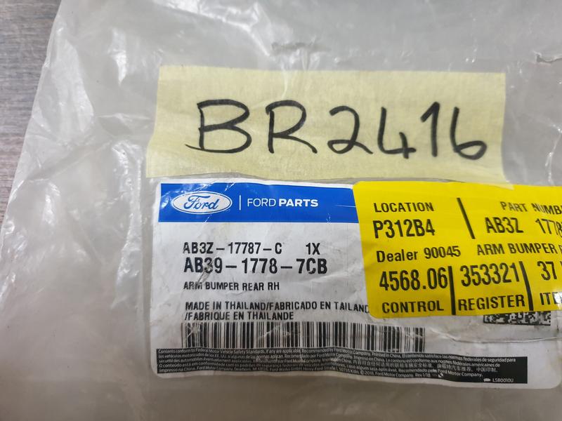 Original New Ford Ranger 2016 Right Rear Bumper Bracket