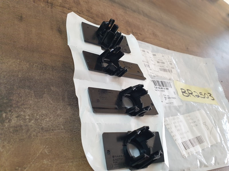 Original New Volkswagen Transporter Rear Bumper Parking Aid PDC Sensor Mounting Bracket Set