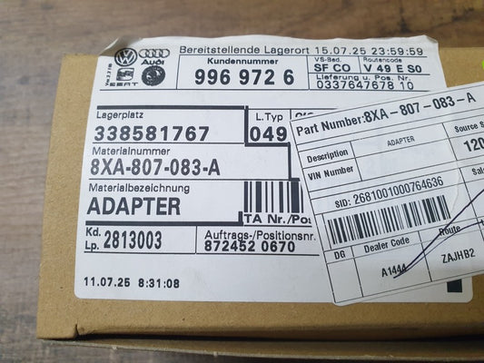 Original New Audi A1 2017 Left Front Wheelhouse Trim Adapter