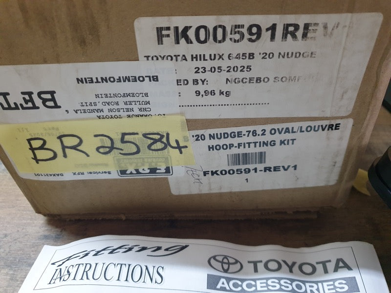 Original New Toyota Hilux 2023 Complete Bullbar Bracket Mounting Kit