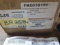 Original New Toyota Hilux 2023 Complete Bullbar Bracket Mounting Kit