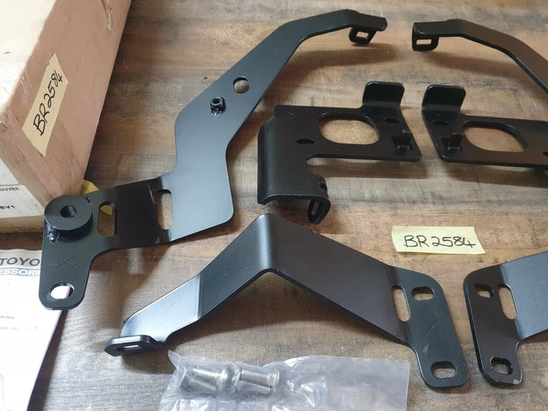 Original New Toyota Hilux 2023 Complete Bullbar Bracket Mounting Kit