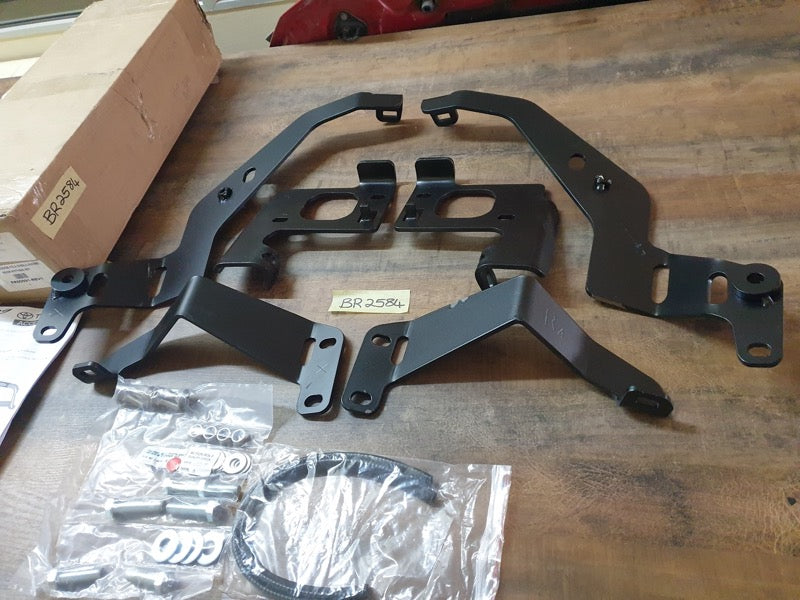 Original New Toyota Hilux 2023 Complete Bullbar Bracket Mounting Kit