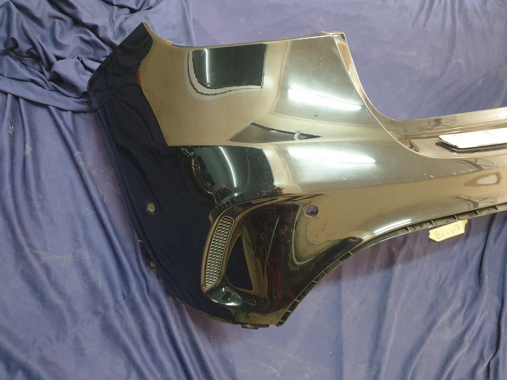 Mercedes-Benz GLA X156 Rear Bumper With PDC Sensor Brackets, Left and Right Lower Grille Mouldings and Rear Chrome Trim