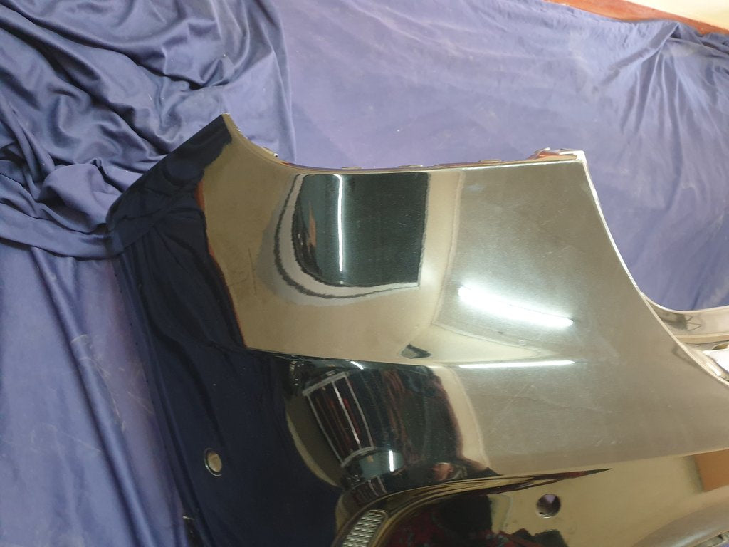 Mercedes-Benz GLA X156 Rear Bumper With PDC Sensor Brackets, Left and Right Lower Grille Mouldings and Rear Chrome Trim