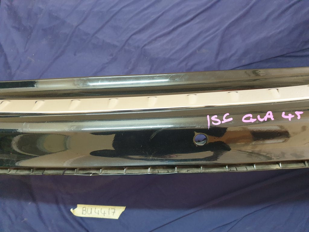 Mercedes-Benz GLA X156 Rear Bumper With PDC Sensor Brackets, Left and Right Lower Grille Mouldings and Rear Chrome Trim