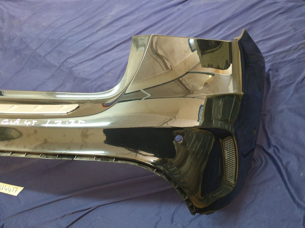 Mercedes-Benz GLA X156 Rear Bumper With PDC Sensor Brackets, Left and Right Lower Grille Mouldings and Rear Chrome Trim