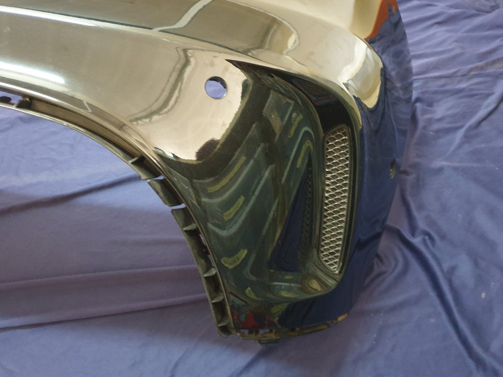 Mercedes-Benz GLA X156 Rear Bumper With PDC Sensor Brackets, Left and Right Lower Grille Mouldings and Rear Chrome Trim