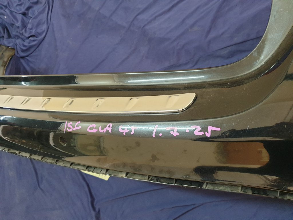 Mercedes-Benz GLA X156 Rear Bumper With PDC Sensor Brackets, Left and Right Lower Grille Mouldings and Rear Chrome Trim