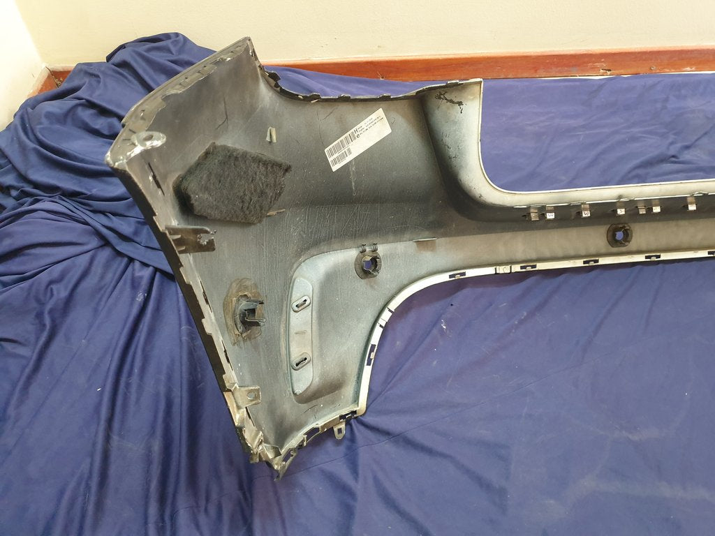 Mercedes-Benz GLA X156 Rear Bumper With PDC Sensor Brackets, Left and Right Lower Grille Mouldings and Rear Chrome Trim