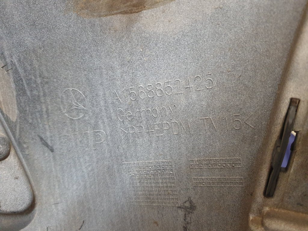 Mercedes-Benz GLA X156 Rear Bumper With PDC Sensor Brackets, Left and Right Lower Grille Mouldings and Rear Chrome Trim