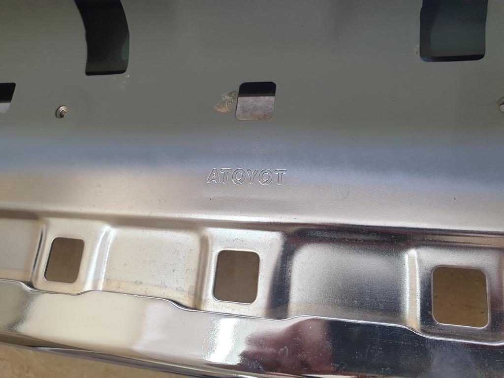 Original Used Toyota Hilux Rear Bumper Chrome