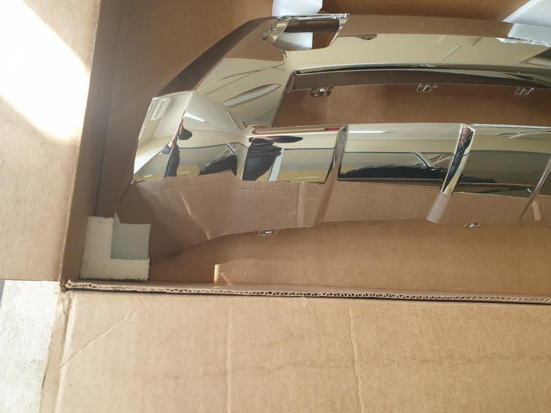 Original New Mercedes-Benz GLE W166 Front Bumper Lower Chrome Moulding