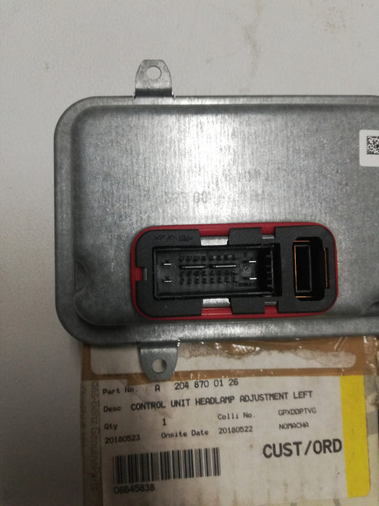 Mercedes-Benz C-Class W204, Xenon HID Headlight Ballast Unit Headlamp Control Unit