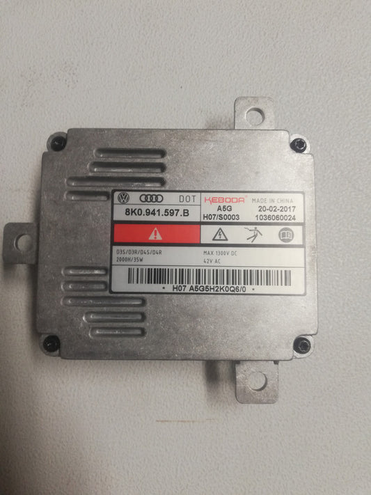 Audi Volkswagen 2014, 2015, 2016, 2017, Xenon Headlight Ballast Control Unit Module with Igniter and D3S Bulb Compatible with Audi A3 A4 A5 A6 A7 A8 Q5 Q7 S4-S8 VW CC Eos Jetta Touareg Chrysler Headlamp Control Unit