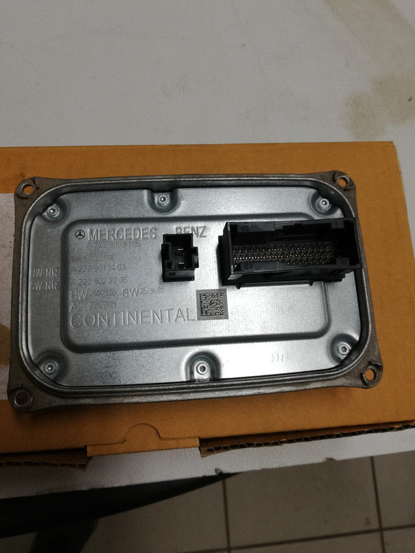 Mercedes-Benz C-Class CL S-Class 2013, 2014, 2015, 2016, 2017, 2018, W205, C217, W222, LED Headlight Control Ballast Module Headlamp Control Unit