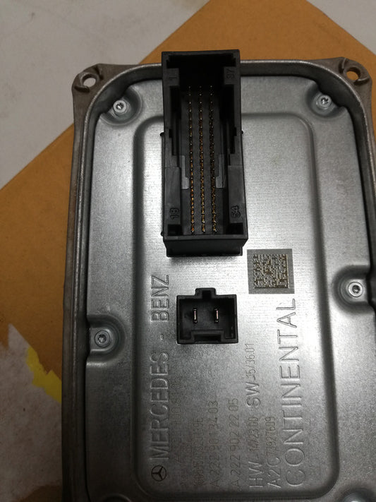 Mercedes-Benz C-Class CL S-Class 2013, 2014, 2015, 2016, 2017, 2018, W205, C217, W222, LED Headlight Control Ballast Module Headlamp Control Unit
