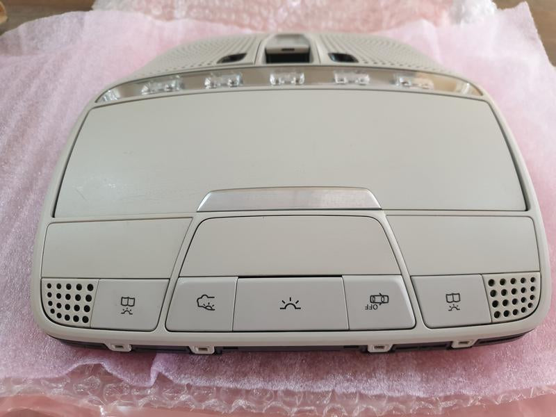 Original Used Mercedes-Benz C-Class W205 Front Interior Lamp Console with Sunglasses Holder