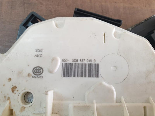Original Used Volkswagen Golf Left Door Lock Mechanism
