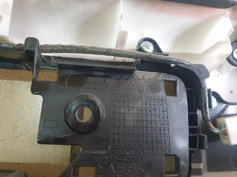 Original Used Toyota Land Cruiser Right Front Interior Door Card