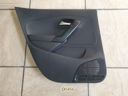 Original Used Volkswagen Polo V 6R Left Rear Interior Door Card