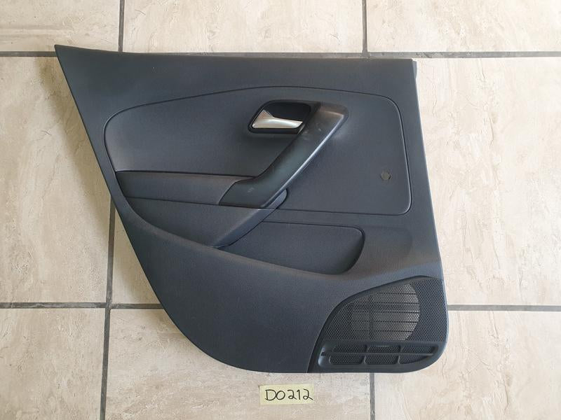 Original Used Volkswagen Polo V 6R Left Rear Interior Door Card