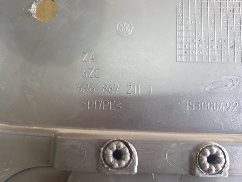 Original Used Volkswagen Polo V 6R Left Rear Interior Door Card